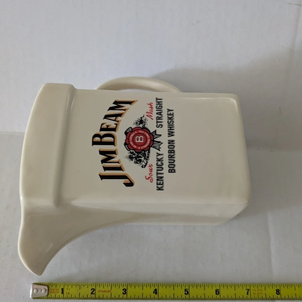 Jim Beam Ceramic Pitcher Oversized Mug